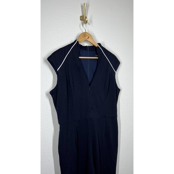 Alexia Admor Niamah Jumpsuit Size XL Navy - Picture 3 of 7